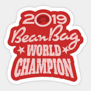 Beanbag Champion 2019 Sticker